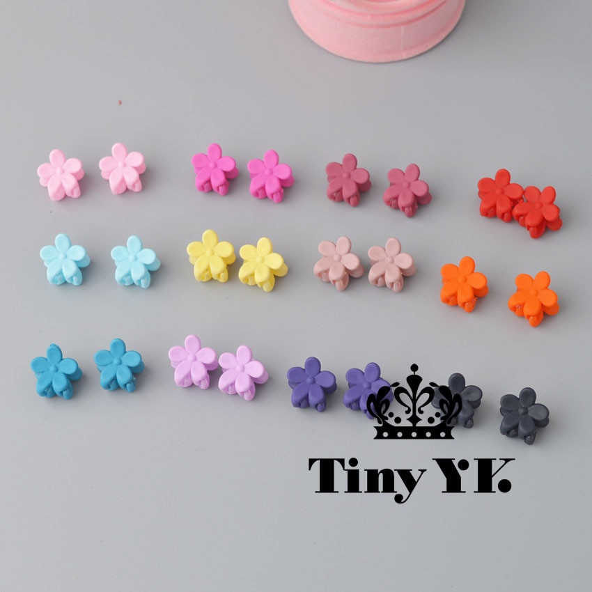 Flower Hair Clips Kids Accessories (10 pieces)